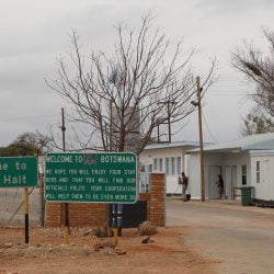 Grensovergang van Zuid Afrika naar Botswana